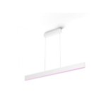Philips - hue white & color ambiance ensis suspension 2x39w - bluetooth - blanc, fonctionne avec alexa, ...