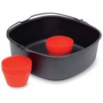 Philips - kit de p�tisserie et moules a muffins en silicone pour airfryer xl hd9945 / 01