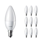 Lot 10x philips corepro led bougie e14 d�polie 2. 8w 250lm - 827