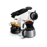 Philips - machine a cafe 2 en 1 senseo switch hd6592 / 05, 2 en 1 avec filtre et dosette, verseuse isotherme, ...