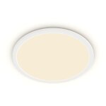 Philips - plafonnier led superslim, sceneswitch 3 r�glages d'intensit�, 15w, rond, blanc by signify 8719514327 ...