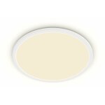 Philips plafonnier led superslim, sceneswitch 3 r�glages d'intensit�, 18w, rond, blanc, 3x30x30 2700k, ...