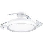 Philips - ventilateur de plafond et lampe bliss 28 + 35w 2700 / 5500 / 4000k blanc - 27908700