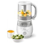 Philips - robot cuiseur - mixeur 4 en 1 pour b�b� avent - cuit a la vapeur - mixe - r�chauffe - d�congele ...