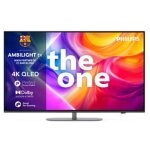 Philips - tv led qled 55pus9050 139cm 4k uhd ambilight p5 vrr 144hz pied pivotant the one 2025