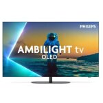 Philips - tv oled ambilight 55oled810 139 cm 4k uhd 2025 gris m�tal
