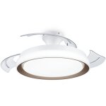 Philips - ventilateur de plafond et lampe bliss 28 + 35w 2700 / 5500 / 4000k - 27912400