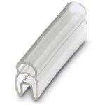 Phoenix contact - porte - tiquette patg 1 / 15 1013025 surface de marquage: 15 x 4 mm transparent, blanc ...