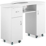 Physa - tableau des ongles - 1 200 x 503 x 803 mm - blanc - sur 8 rouleaux - avec une consommation de ... Physa - tableau des ongles - 1 200 x 503 x 803 mm - blanc - sur 8 rouleaux - avec une consommation de ...