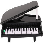 Piano �lectronique �ducatif pour enfants, jouet musical d'apprentissage multifonctionnel noir