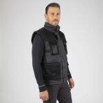 Piattec gilet sans manches de travail 1441 gris , noir 3xl