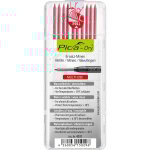 Recharge pour crayons pica rouge 10 pices 266062