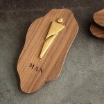 Pictogramme toilette signalisation en bois for toilettes for hommes et femmes, autocollant mural for ...
