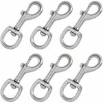 Pi�ces 60 kg mousquetons pivotants, crochets de collier de chien pivotants, mousquetons pivotants en ...