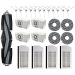Pour les pi�ces d'aspirateur robot deebot t10 turbo / omni, sac � poussi�re, filtre hepa, brosse lat�rale ...