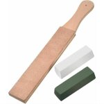 Pi�ces strops en cuir kit, paddle strop en cuir double face bloc de blocage avec blanc vert polissage ...