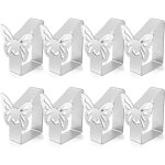 Pieces thickened tablecloth clips, adjustable outdoor tablecloth clips, stainless steel tablecloth clip ...