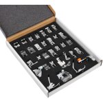 Pied - de - biche professionnel pour machine � coudre domestique, 32 pi�ces, ensemble de pieds - de - ...