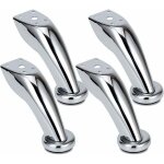 Pieds canap� �pais acier inoxydable, 4 pi�ces pieds de meubles, pieds chrom�, meubles armoire lit canap� ...