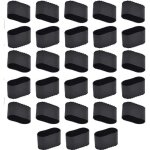 Pied de chaise 28 pi�ces embout de chaise rectangulaire embout de chaise oval protection protege pied ...