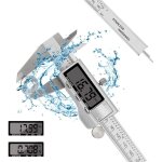 Pied � coulisse num�rique 150 mm 0 - 6 pouces / acier inoxydable / r�glage de pr�cision / pieds � coulisse ...