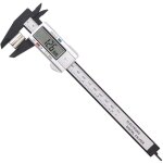 Pied � coulisse num�rique, 150mm / 6 pouces caliper vernier digital �lectronique avec grand �cran lcd, ...