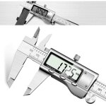 Pied � coulisse num�rique 150mm - mesures pr�cis et lecture facile sur �cran lcd - en acier inoxydable, ...