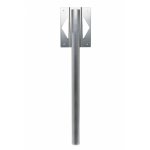 Pied h. 116 x l. 33 x p. 5 cm gris - renz