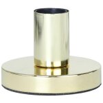 Star trading - pied de lampe 'glans' avec douille e27, mtal, laiton, h 8, 5 cm