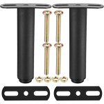 Pieds de lit ajustables 18 - 33cm, pieds de meuble r�tractables, pieds de table, pieds t - forme en m�tal, ...