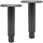 Pied de lit, pieds de sommier, lot de 2 pied de lit liaison m�tal r�glables en m�tal pieds pour sommier, ...