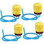 � pied pour matelas gonflables 4 pi�ces mini pompe gonflable soufflet en plastique sans batterie facile ...