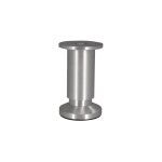 Pied meuble cylindrique rglable 38x100 - aluminium bross gris - cime