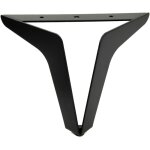Pied de meuble loft, noir, hauteur 15 cm, pour canap� d'angle