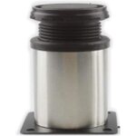 Pieds de meubles r�glables en acier inoxydable pieds de canap� ronds, lot de 4, parfaits pour canap�, ...