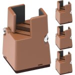 Denuotop - pied de meublelot de 4 pieds rehausseurs réglables pour meubles - marron - hauteur 50 mm - ... Denuotop - pied de meublelot de 4 pieds rehausseurs réglables pour meubles - marron - hauteur 50 mm - ...