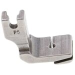 Pied presseur en acier inoxydable p5 pour machine � coudre, pied presseur fronc� et pliss�
