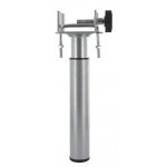 Pied de sommier r�glable en aluminium gris 170 � 250 mm ? compatible cadre m�tal ? r�sistance aux charges ...