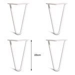 Pieds de table 4 pcs. set pieds en �pingle � cheveux pieds en �pingle � cheveux cadre de table chemins ...