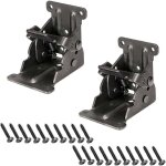 Lablanc - pied de table � charni�re, 2 pi�ces pied lit table d'extension, charni�res autobloquantes, ...