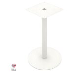 Pied de table - diamant - couleur blanc hauteur : 70 cm