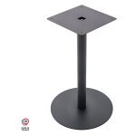 Pied de table - diamant - couleur noir hauteur : 70 cm