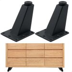 Pieds de table meuble canap� - convient pour armoire table basse tv et autres meubles haut r�glable 4 ...