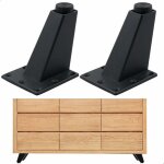 Pieds de table meuble canap - convient pour armoire table basse tv et autres meubles haut rglable 4 ...