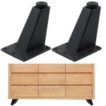 Pieds de table meuble canap� - convient pour armoire table basse tv et autres meubles hauteur r�glable ...
