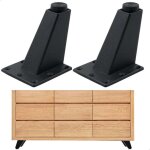 Pieds de table meuble canap� - convient pour armoire table basse tv et autres meubles hauteur r�glable ...