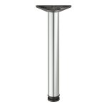 Pied de table rondella diam�tre 60mm hauteur 710mm finition aspect inox - 635. 24. 074