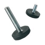 Vis express - pied v�rin reglable m6x40 diam�tre de t�te: 25 - 30 pi�ces