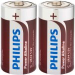 Pile philips lr14 c alcaline 2pcs