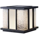 Pilier lumineux led moderne pour cl�ture et pont. lampadaire vintage �tanche ip54 � montage sur jet�e ...